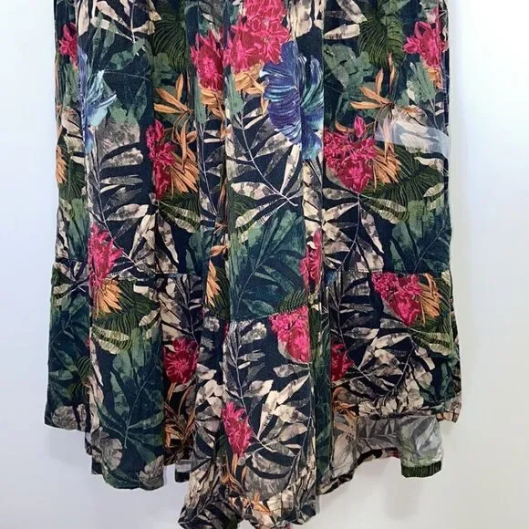 Johnny Was Workshop Pants Viscose Palllazo Bolero Floral Nwot Sz Small - Picture 4 of 8